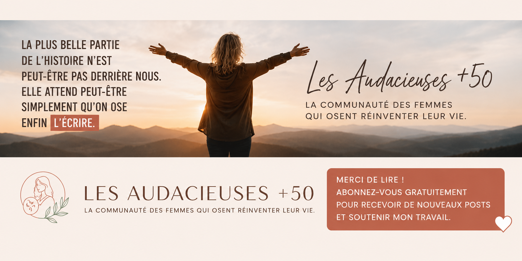 Rejoignez la communauté Les Audacieuses sur Substack